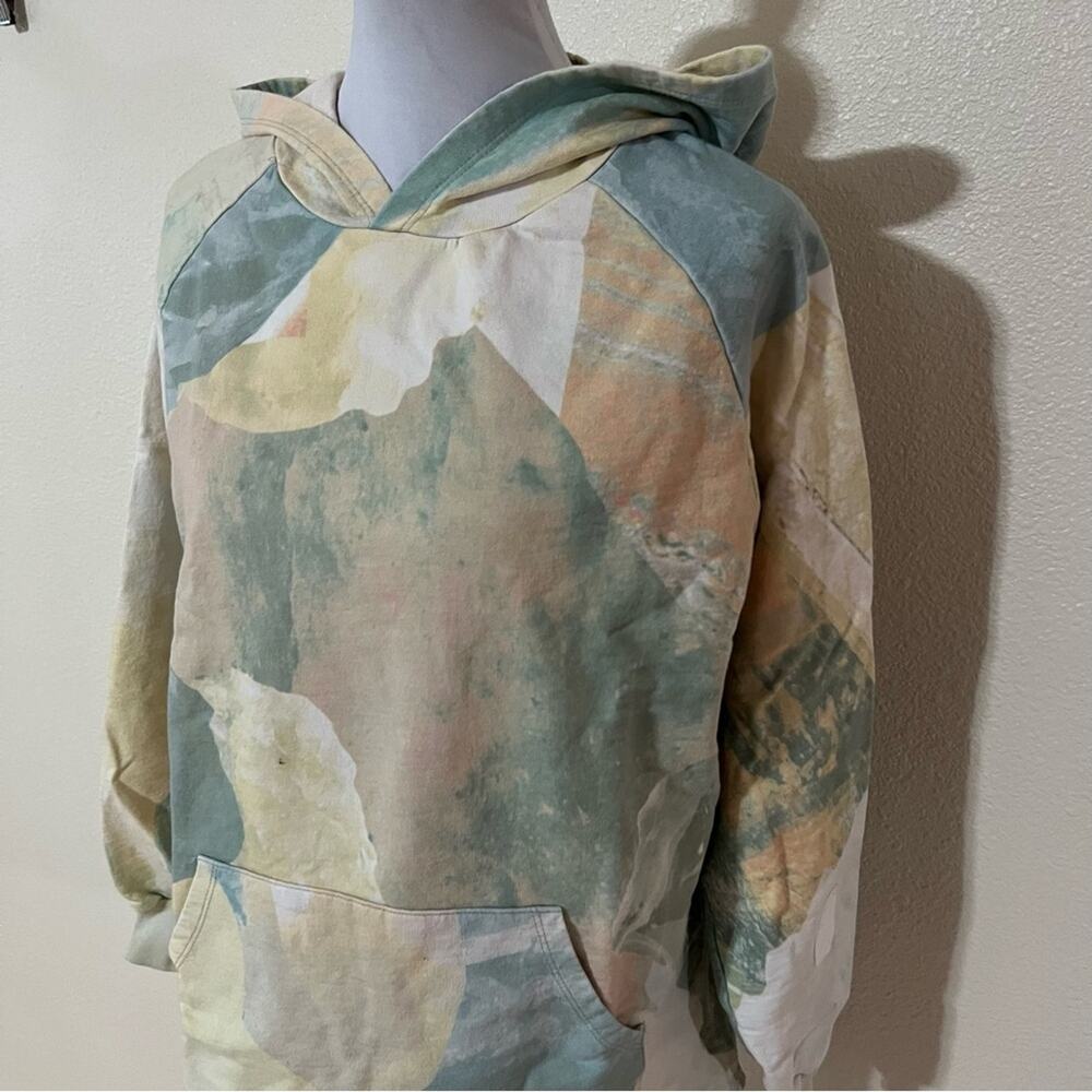 Baja East Tie Dye Crystal Print Hoodie hooded Pullover Sweater 2 / US LARGE - Picture 2 of 7